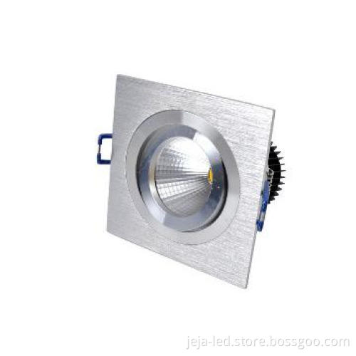 15W cob led ceiling light in square shape